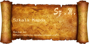 Szkala Magda névjegykártya